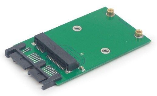 EE18-MS3PCB-01 Mini SATA 3.0 to Micro SATA 1.8'' SSD adapter card FO