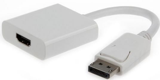 A-DPM-HDMIF-002-W Gembird DisplayPort v1 to HDMI adapter cable, white FO