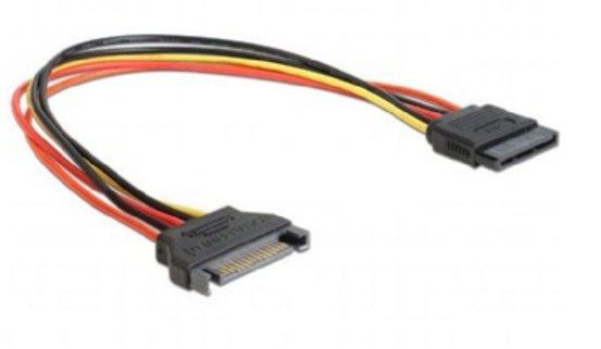 CC-SATAMF-01 Gembird SATA power extention cable, 0.3 m