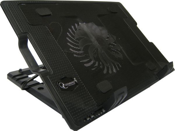 DEEPCOOL N2000IV** Gembird hladnjak za laptop, 15-17 180mm Fan-CONTROL, 2xUSB, 365x265mm, Ergo Stand(599)
