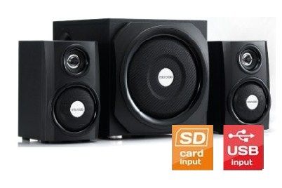 Microlab TMN9U Aktivni drveni zvucnici 2.1 sistem 40W RMS(16W, 2x12W) SD, USB, 3.5mm