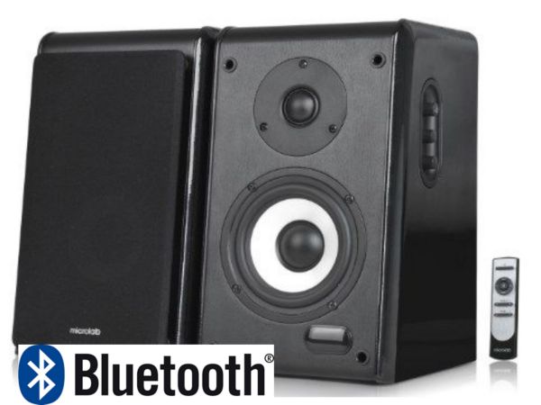 Microlab SOLO11 Aktivni drveni zvucnici 2.0 100W RMS(2x50W) 5+1 daljinski, BLUETOOTH 3.5mm(BTR-05)