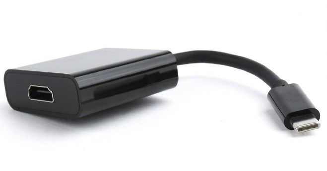 A-CM-HDMIF-01 Gembird USB-C to HDMI adapter, black (A-CM-HDMIF-03) A