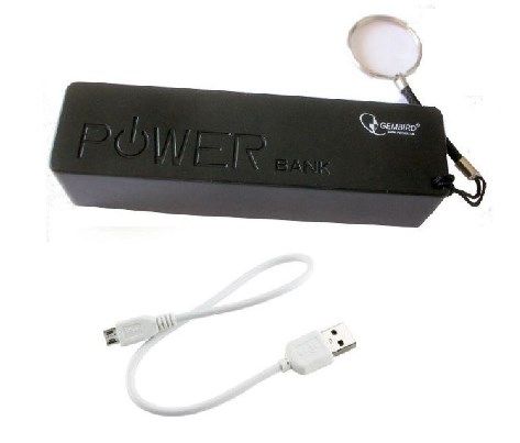 HRD-T19-BL * Gembird 2600mAh power bank Li-Ion 18650 (249)