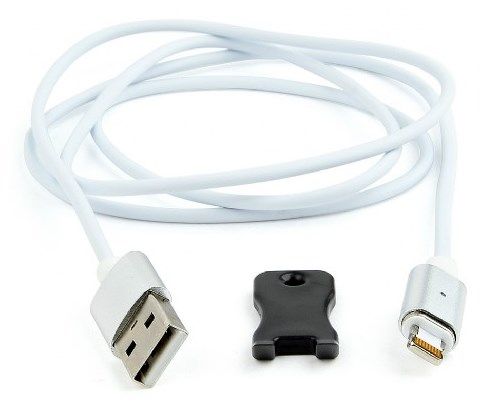 x-CC-USB2-AMLMM-1M * Gembird Magnetic USB 8-pin male cable, silver, 1m (269)