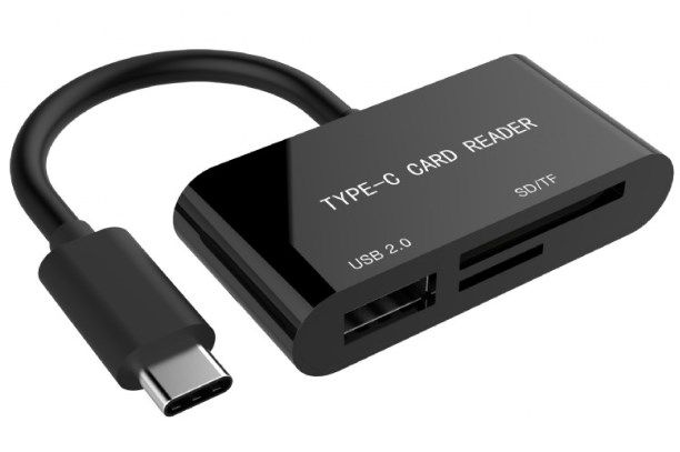 UHB-CR3-02 Gembird USB Type-C SDXC citac kartica za mobilne telefone i tablete