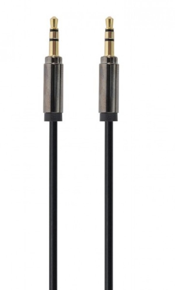 CCAPB-444-1M Gembird AUX 3.5mm stereo plug to 3.5mm stereo plug audio kabl pozlaceni konektor 1m