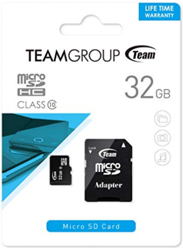TeamGroup MICRO SDHC 32GB CLASS 10+SD Adapter TUSDH32GCL1003