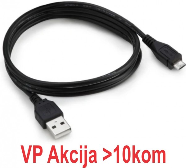 CCP-mUSB2-AMBM-1.8M** Gembird USB 2.0 A-plug to Micro usb B-plug DATA cable BLACK 1.8M (79)