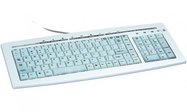 KB-9848L * Gembird tastatura sa pozadinskim osvetljenjem US layout, PS/2 (799)
