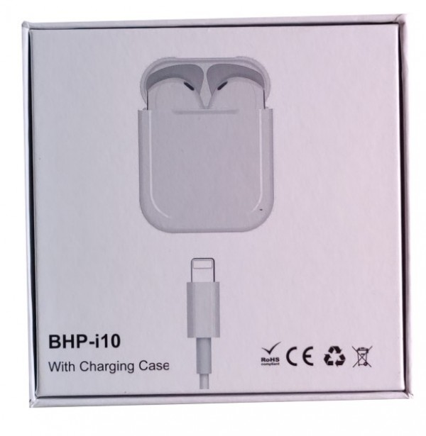 BHP-i10 * Gembird bluetooth V5.0 slusalice TWS, auto pairing,16ohm, sirl voice assist, touch(1699)