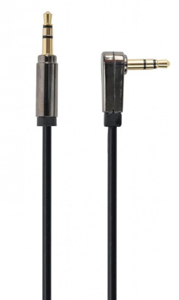 CCAP-444L-6 Gembird 3.5mm stereo plug to 3.5mm stereo plug audio kabl pod uglom pozlaceni kon. 1,8m