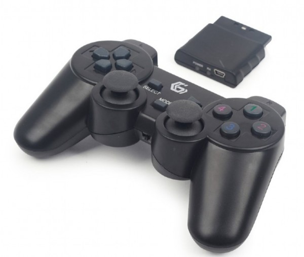 JPD-WDV-01 Gembird Bezicni gamepad sa dvostrukom vibracijom, PS2 / PS3 / PC