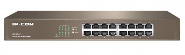 IP-COM Svič 10/100/1000 16-port  G1016D Rack mount/ Metalno kućište