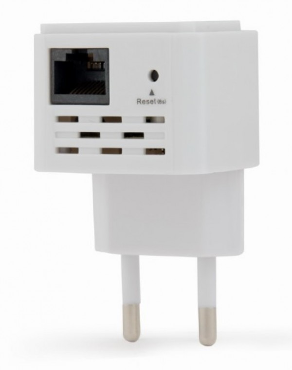 WNP-RP300-03 Gembird WiFi ripiter/ruter 300Mbps, 2x3dBi, RF pwr <20dBm, 1x LAN white