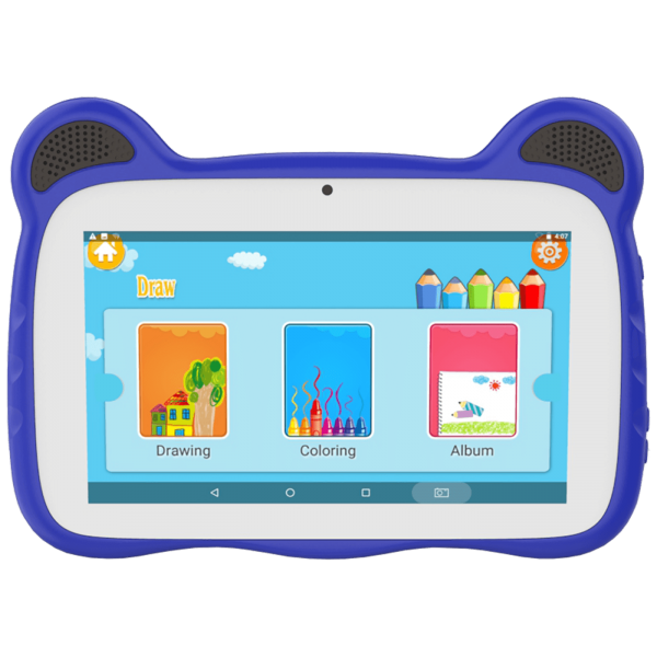 Tablet Meanit K10 BLUECAT KIDS Tablet 7, Android 10.0, Quad Core, 2GB / 16GB