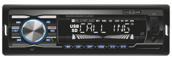 Auto radio SAL VB3100 FM, USB, SD, 3,5mm, Bluetooth, 4x45W