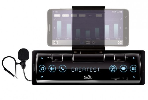 Auto radio SMART SAL VB8000 FM, USB, SD, Bluetooth, Mikrofon IN, 4x45W
