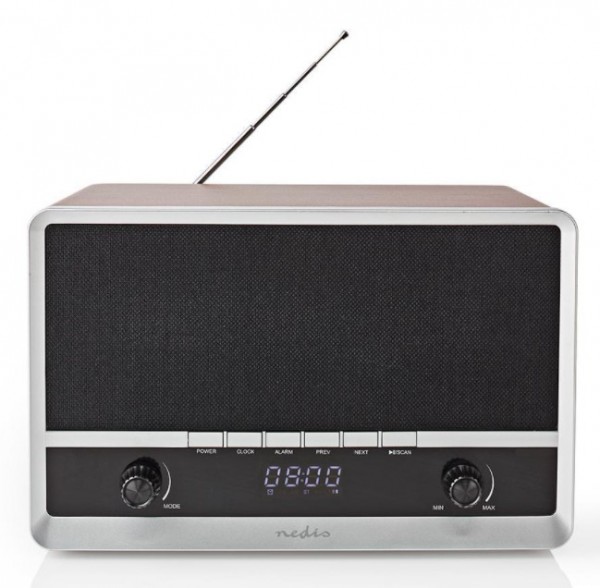 x-RDFM5200BN Prenosni retro radio prijemnik 12W, FM, AUX, Bluetooth, Alarm, 1200mAh, 522-1620kHz