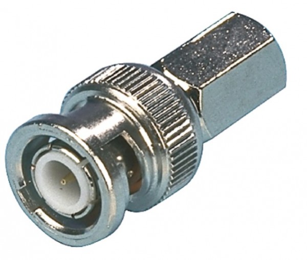 BNC-001 CCTV Security Video Balun BNC 6.8 mm Male Silver