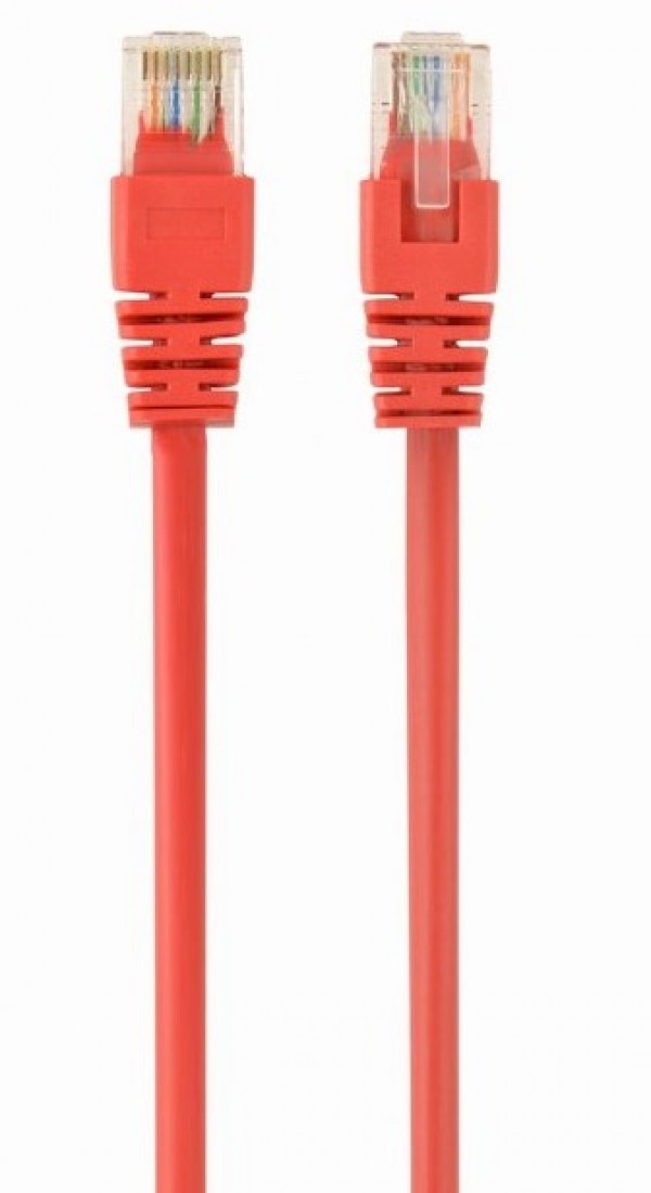 PP12-0.5M/R Gembird Mrezni kabl, CAT5e UTP Patch cord 0.5m red