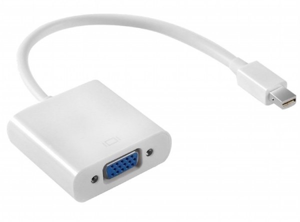 AB-mDPM-VGAF-02-W Gembird Mini DisplayPort to VGA adapter cable, white, blister FO