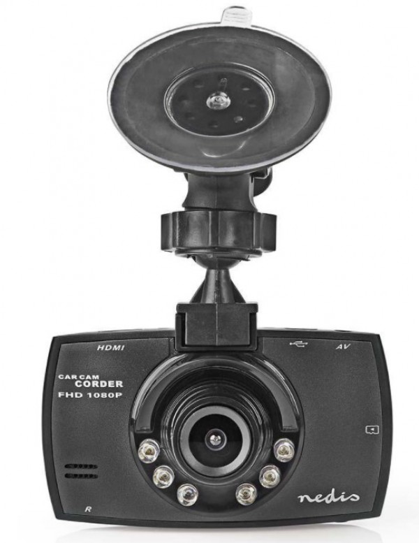 DCAM10BK Dash Cam, 1080p@30fps, 12.0 MPikel, 2,7 LCD, Parking senzor, Detekcija pokreta, Crna