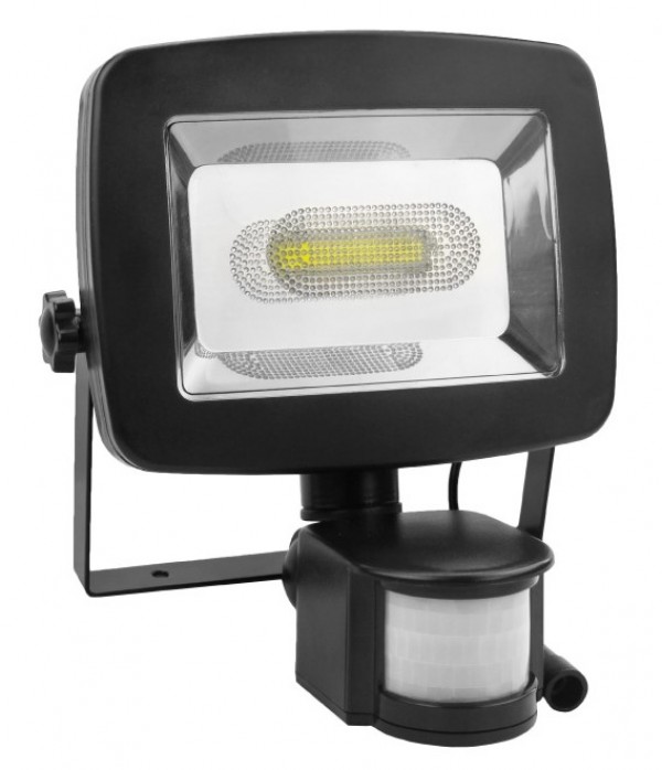 Solarni LED reflektor sa PIR senzorom 5W, 6500K,  LRFS-28C001-W/BK