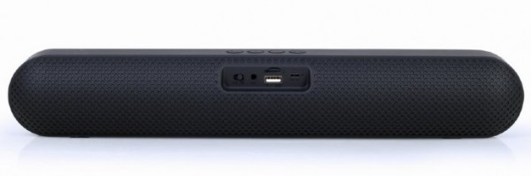 SPK-BT-BAR400L Gembird LED Bluetooth speaker soundbar 2x5W FM, USB, SD, AUX, mikrofon, black