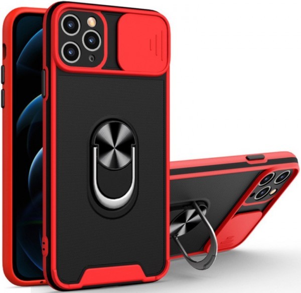 MCTR8-Realme 8 Pro * Futrola Magnetic Defender Silicone Red (149)