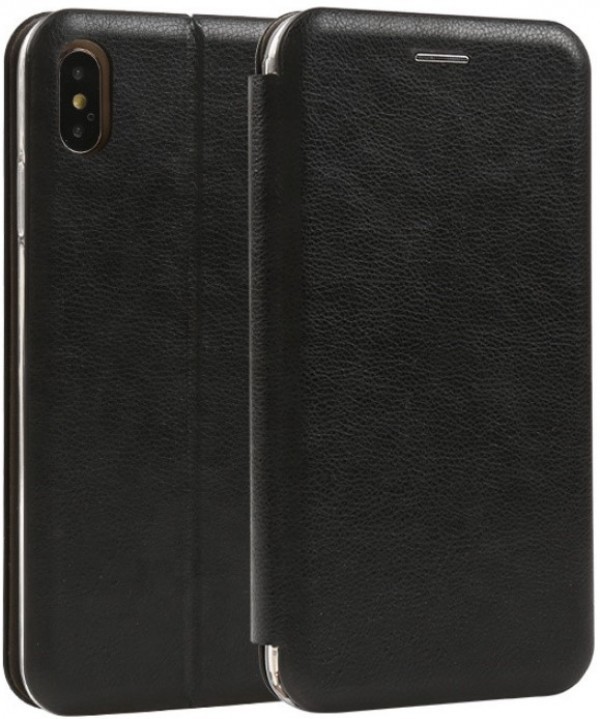 MCLF11-SAMSUNG A20/A30 * Futrola Leather FLIP Black (149)