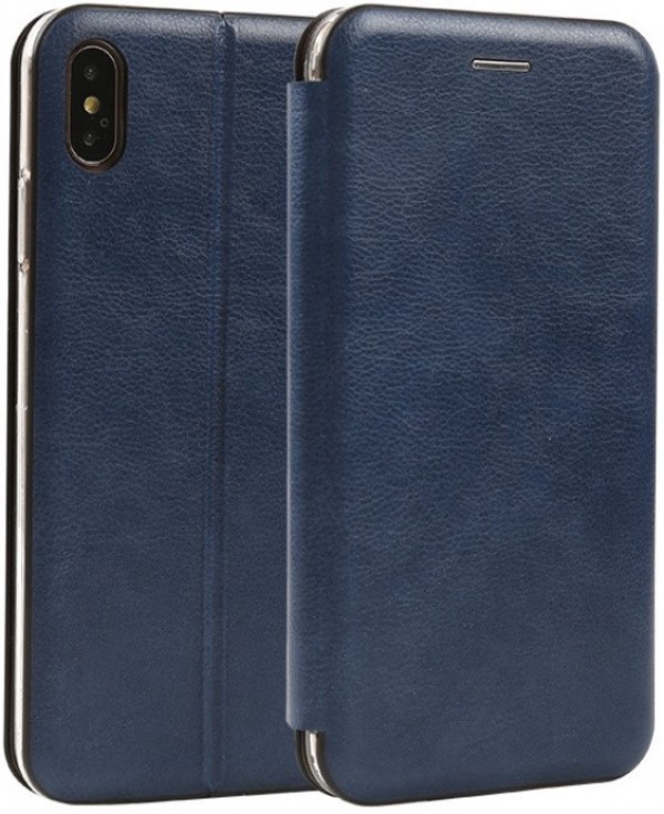 MCLF11-XIAOMI Redmi Note 9 Pro * Futrola Leather FLIP Blue (149)
