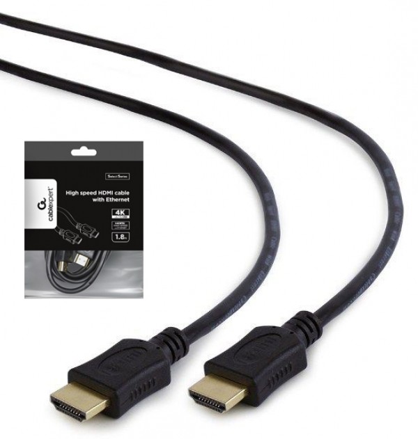 CC-HDMI4L-6 Gembird HDMI  kabl v.2.0 ethernet support 3D/4K TV 1.8m A