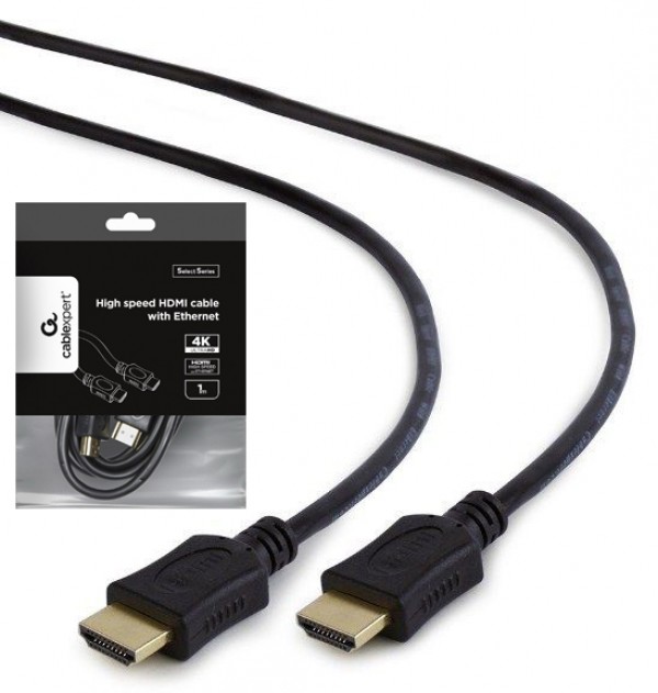 CC-HDMI4L-1M Gembird HDMI kabl v.2.0 ethernet support 3D/4K TV 1m FO