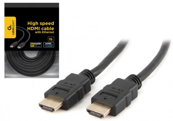 CC-HDMI4-15M Gembird HDMI kabl v.2.0 ethernet support 3D/4K TV 15m