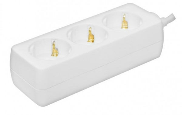 Produzni kabl sa 3 mesta 3m 1.5mm2 NV03-3/WH-P/1,5