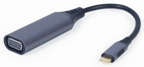 A-USB3C-VGA-01 Gembird USB Type-C to VGA display adapter, space grey