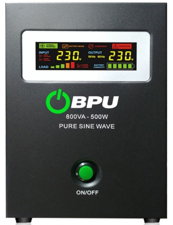 UPS BPU Long 800VA-500W, 12V-220V
