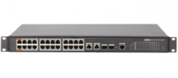 Dahua POE switch * Rekabilni PFS4226-24ET-360W, 24CH rackmount (24550)