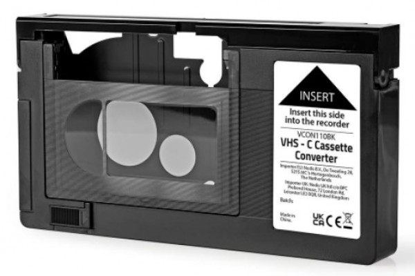 VCON110BK VHS Converter VHS-C to VHS video kasetu