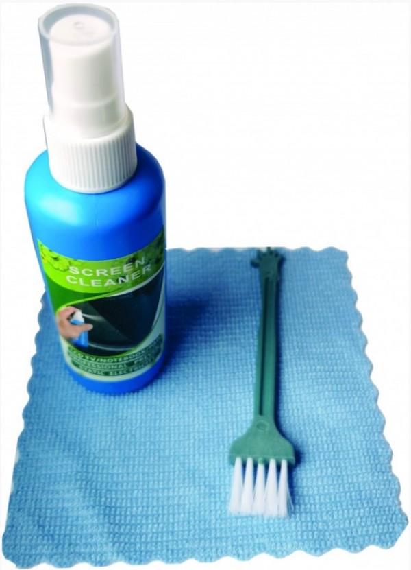 CK-LCD-005 * Gembird Cleaning set 3 in 1, fluid 100ml + brush + towel, set za ciscenje(99)