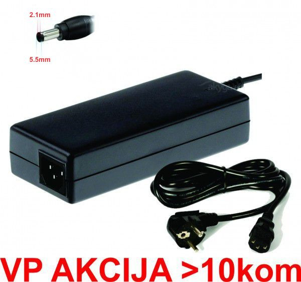 NPA-AC47 ** Gembird punjac 12v/5A 60W, 1m kabl sa uzemljenjem, Coper napajanje, DC 5.5x2.1mm CE(671)