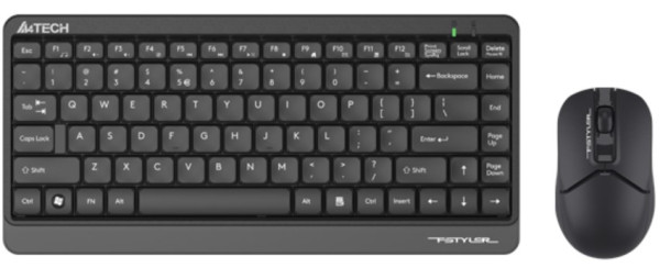 A4-FG1112 A4Tech Fstyler Bezicna tastatura YU-LAYOUT + bezicni mis USB, Grey