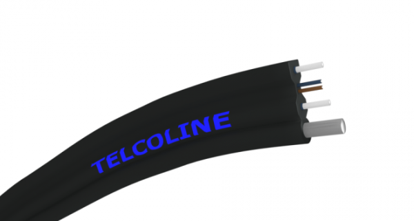 Opticki kabl 2-vlakna Telcoline 2J FTTX Flat Drop, G657A, indoor/outdoor, sa sajlom 1000m, 109