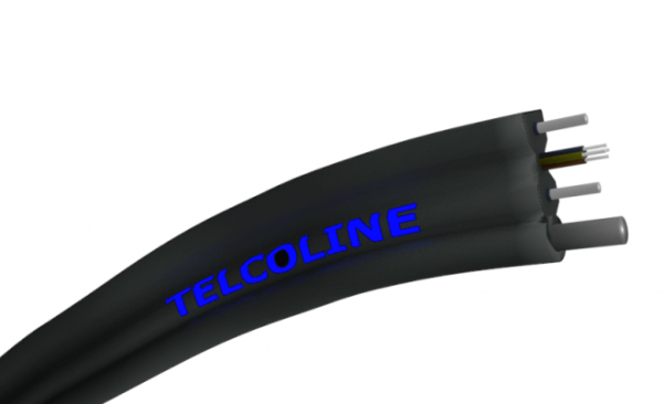 Opticki kabl 4-vlakna Telcoline 4J FTTX Flat Drop, G657A1, indoor/outdoor, sa sajlom 1000m, 110