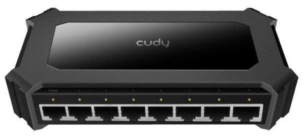 Cudy GS108D 8-Port Gbit desktop Switch, 8x RJ45 10/100/1000 (Alt. SG108)