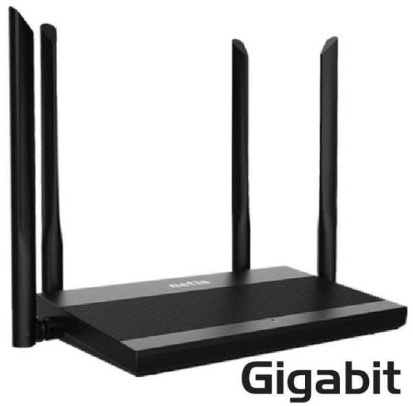 Netis N3 AC1200 Dual Band 2.4+5Ghz Wi-Fi Router 1W/3LAN Gbit, 4x5dBi, Hi Power, AP/REP/Client TR069
