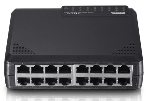 Netis ST3116P * 16 PORT FAST ETHERNET SWITCH 10/100mbps (Alt. S16) 1899