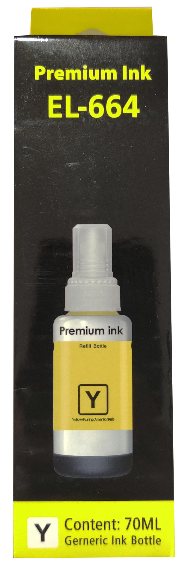 INKJET T6644 Y Dopuna zuta boja bocica sadrži 70 ml mastila za Epson SINO