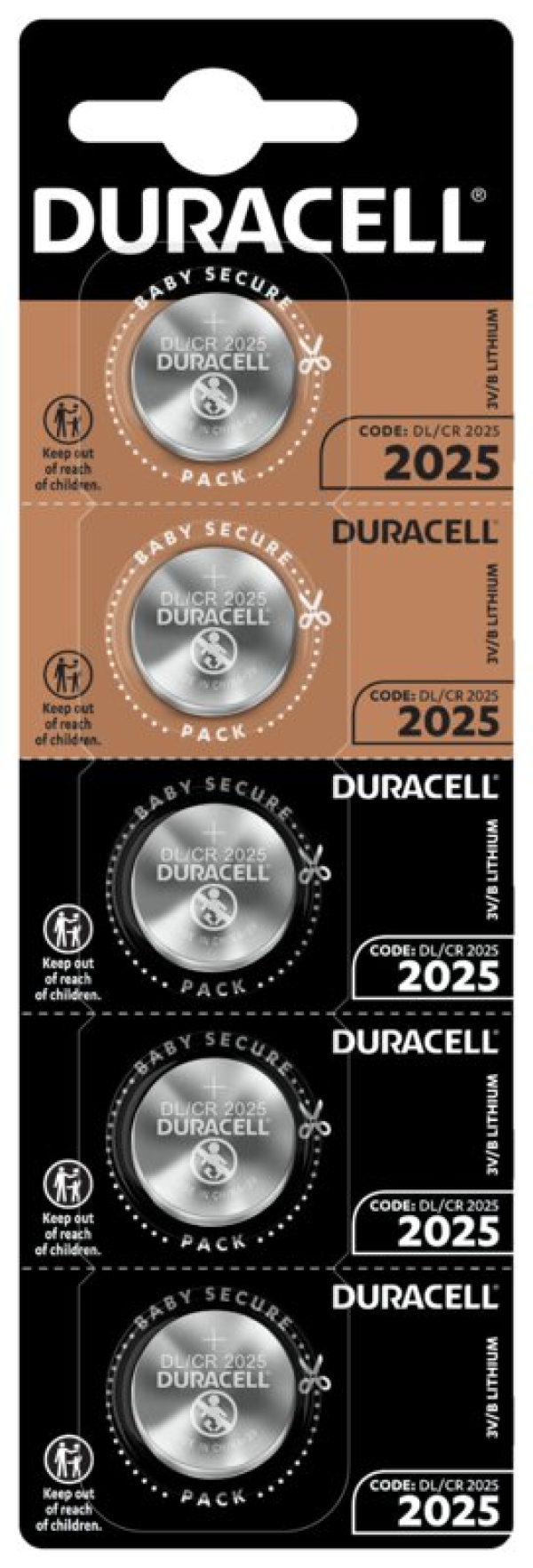 Duracell 2025 HSDC LITHIUM 3V PAK5 CK baterije dugme